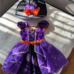 Disney Purple and Orange Witch Costume for Kids